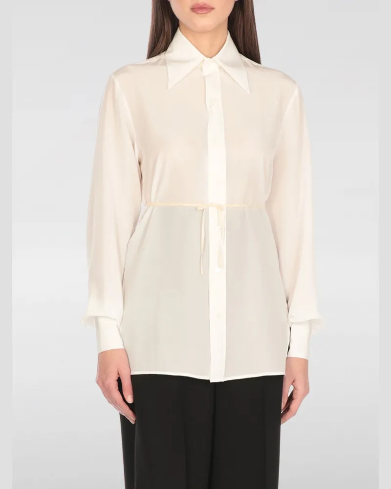 Maison Margiela Hemdbluse damen Weiß