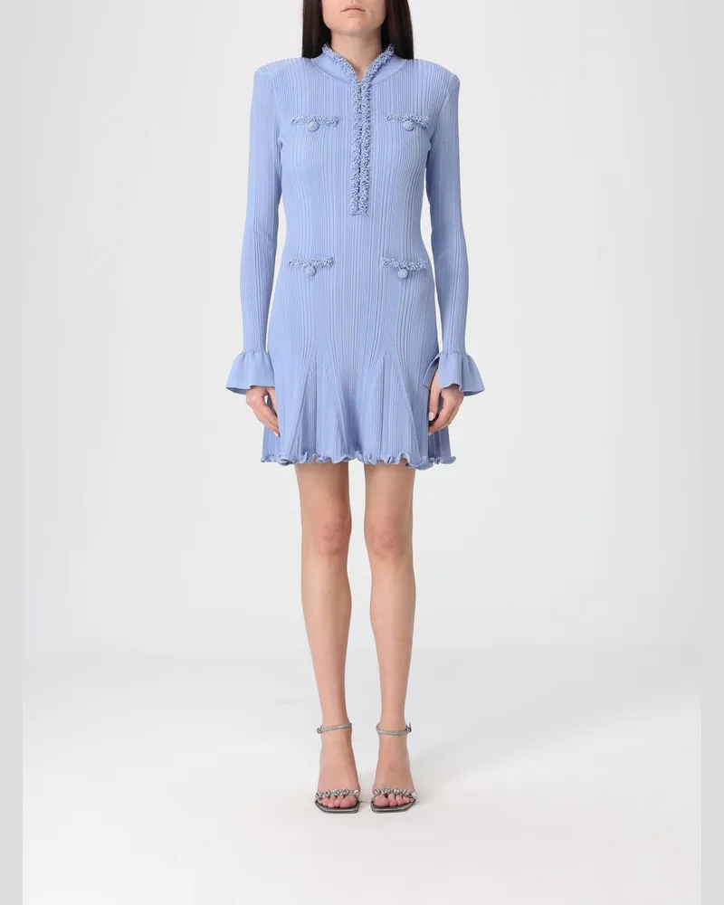 Self-Portrait Kleid damen Hellblau