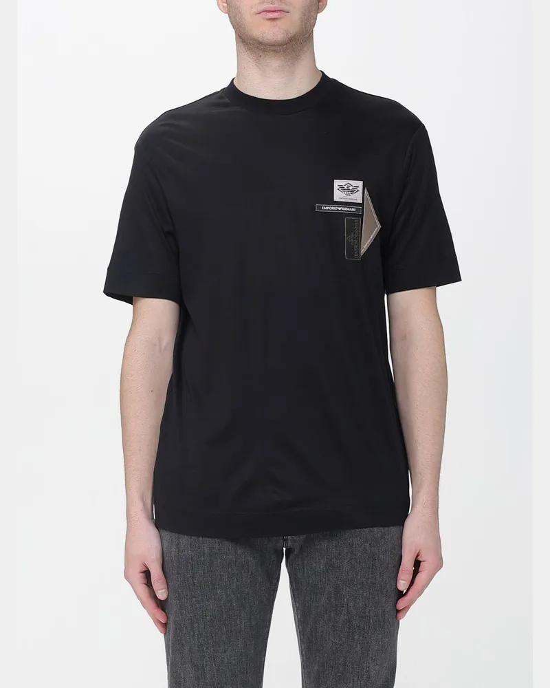 Emporio Armani T-shirt herren Schwarz