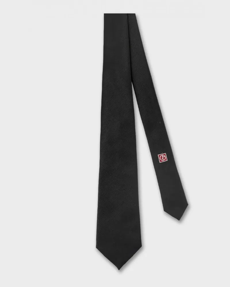 Giorgio Armani Krawatte herren Schwarz