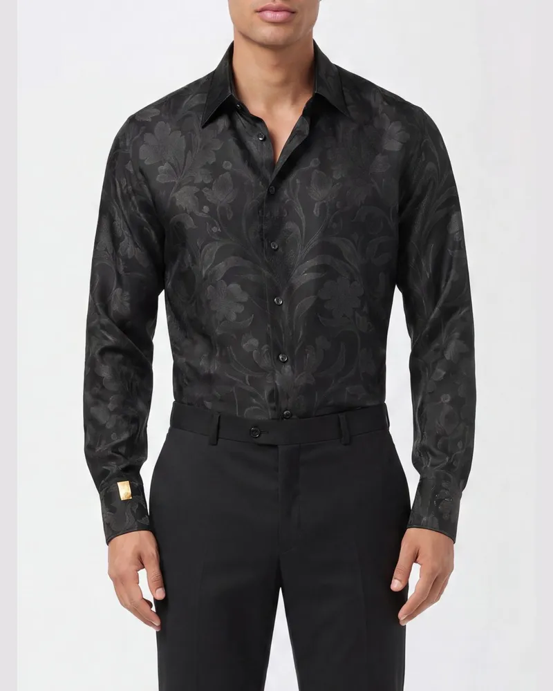 Billionaire Hemd herren Schwarz