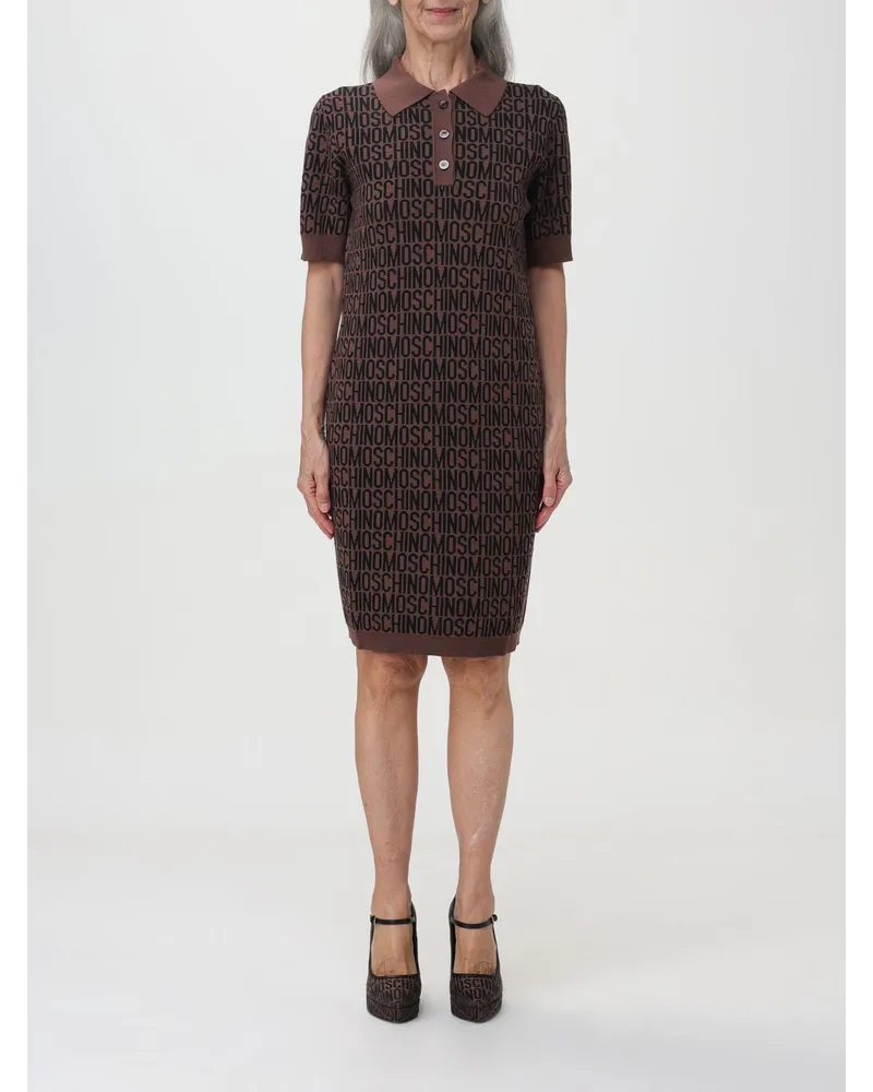 Moschino Kleid damen Braun