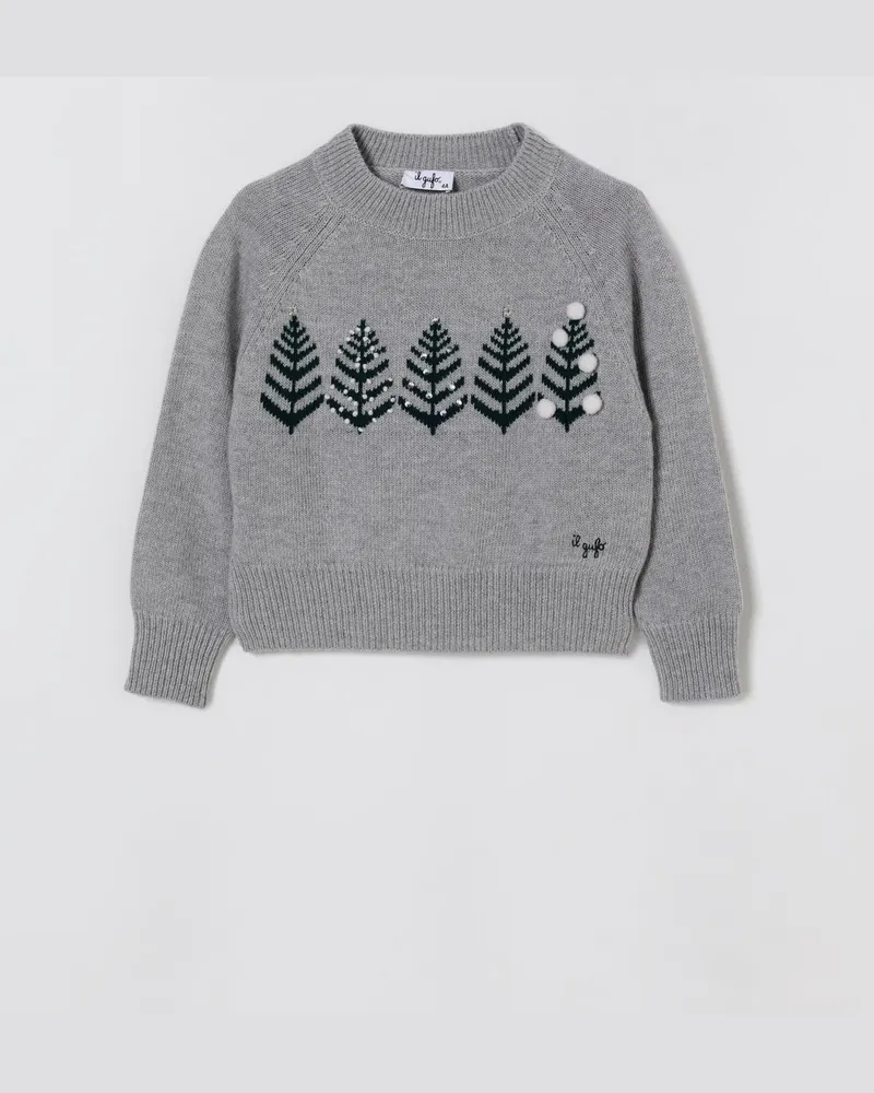 Il Gufo Pullover kinder Grau