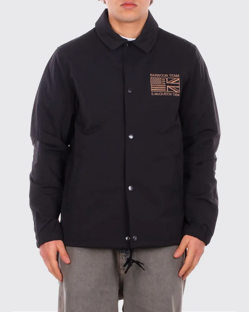 Barbour Mantel herren Schwarz