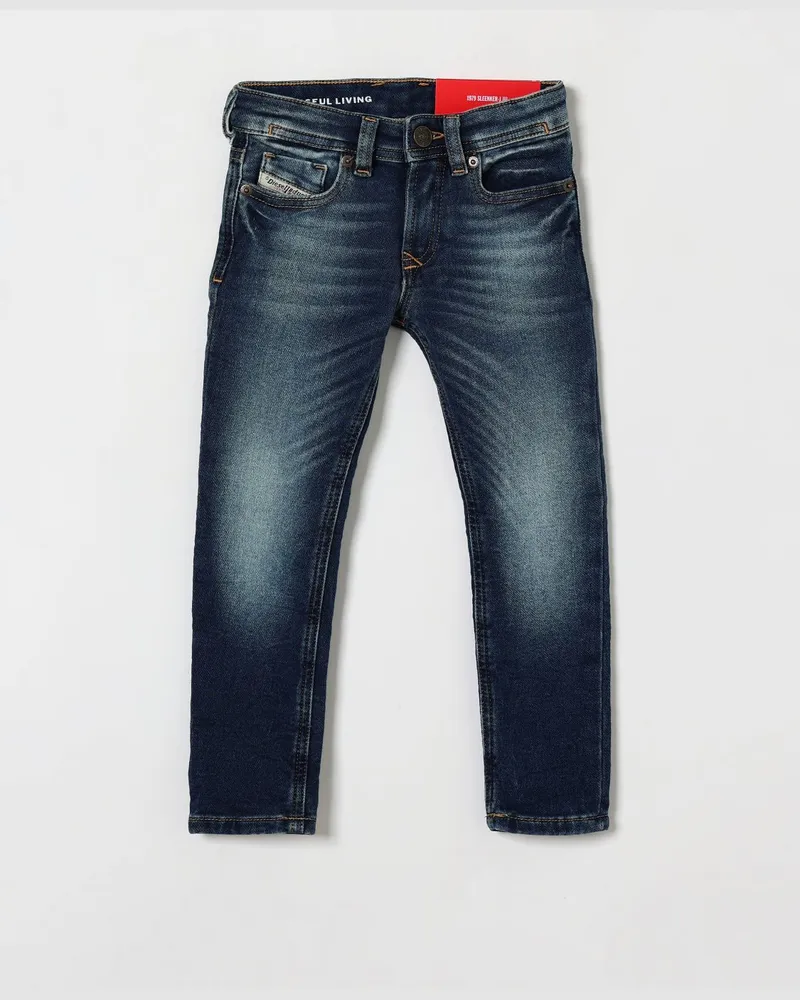Diesel Slim-Fit Jeans Sleenker aus Baumwolldenim für Jungen mit mittlerer Leibhöhe Denim