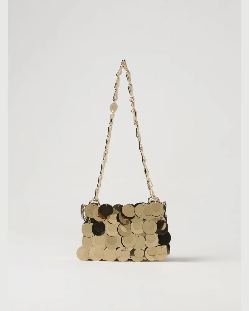 Paco Rabanne Schultertasche damen Gold
