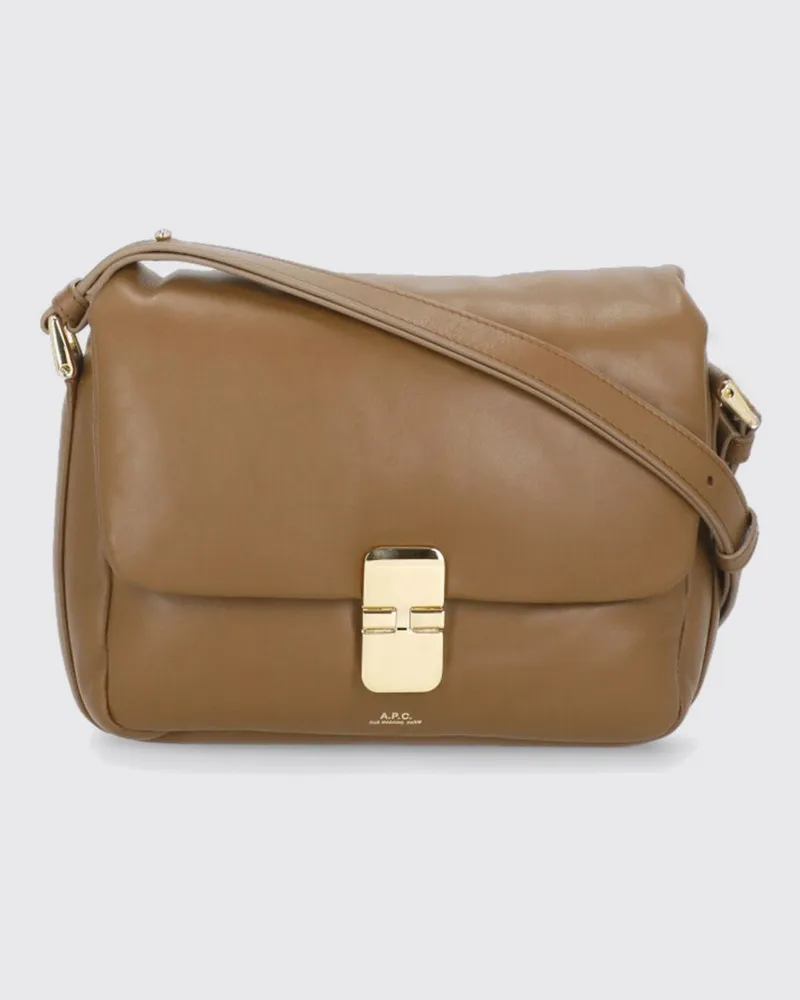 A.P.C. Schultertasche damen Braun