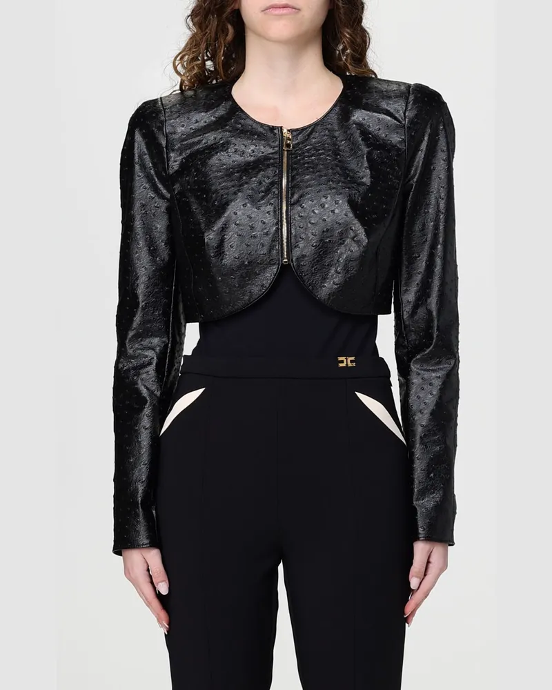 Elisabetta Franchi Jacke damen Schwarz