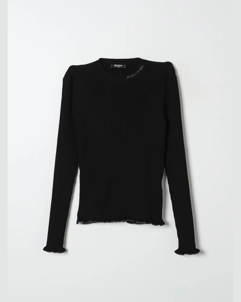 Balmain Pullover kinder Schwarz