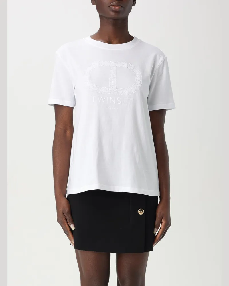 Twin-Set T-shirt damen Weiß