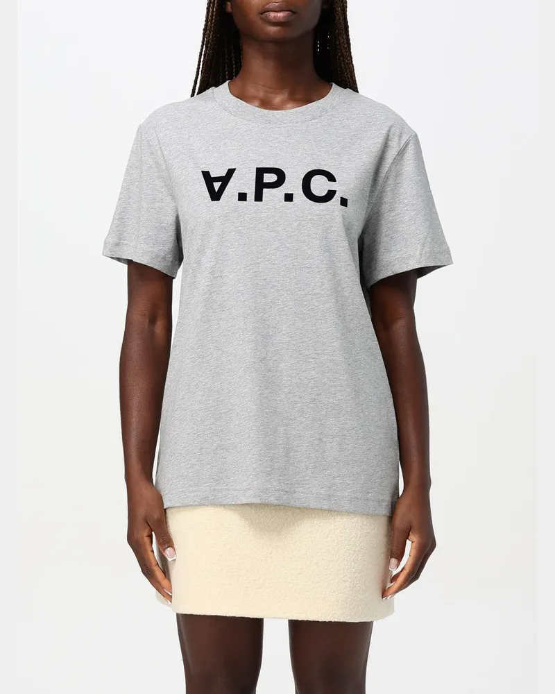 A.P.C. T-shirt damen Grau