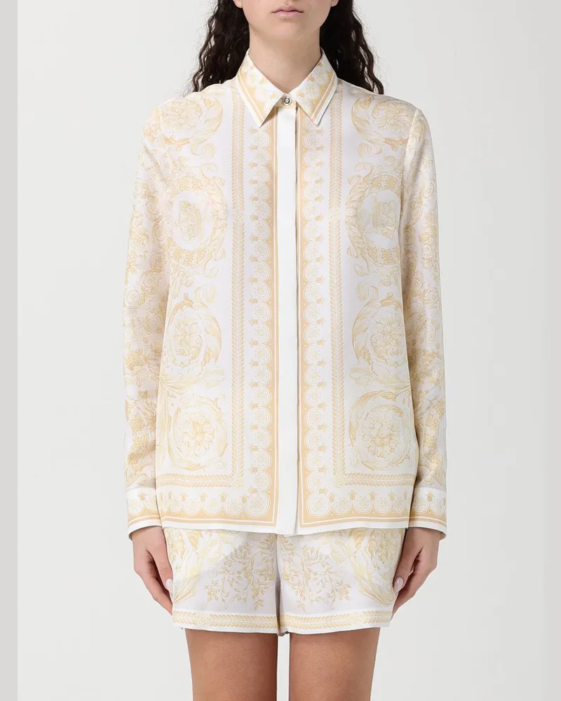 Versace Hemdbluse damen Gold
