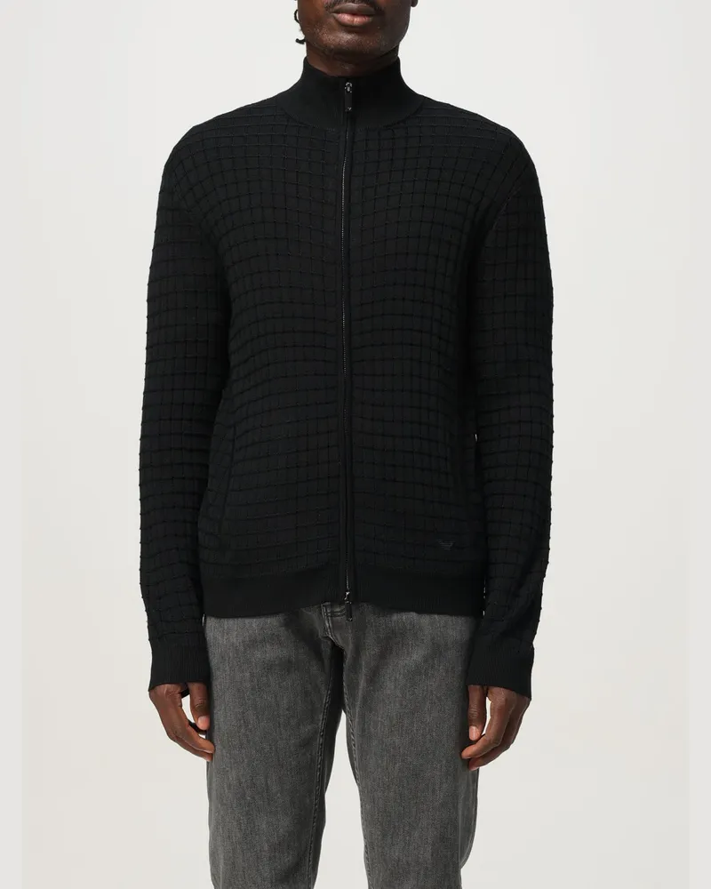 Emporio Armani Strickjacke herren Schwarz
