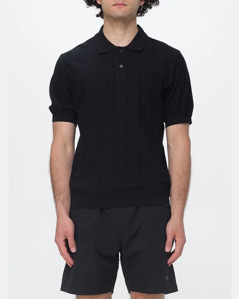 Paul & Shark PAUL  SHARK Baumwollstrick-Polohemd Paul & Shark Schwarz