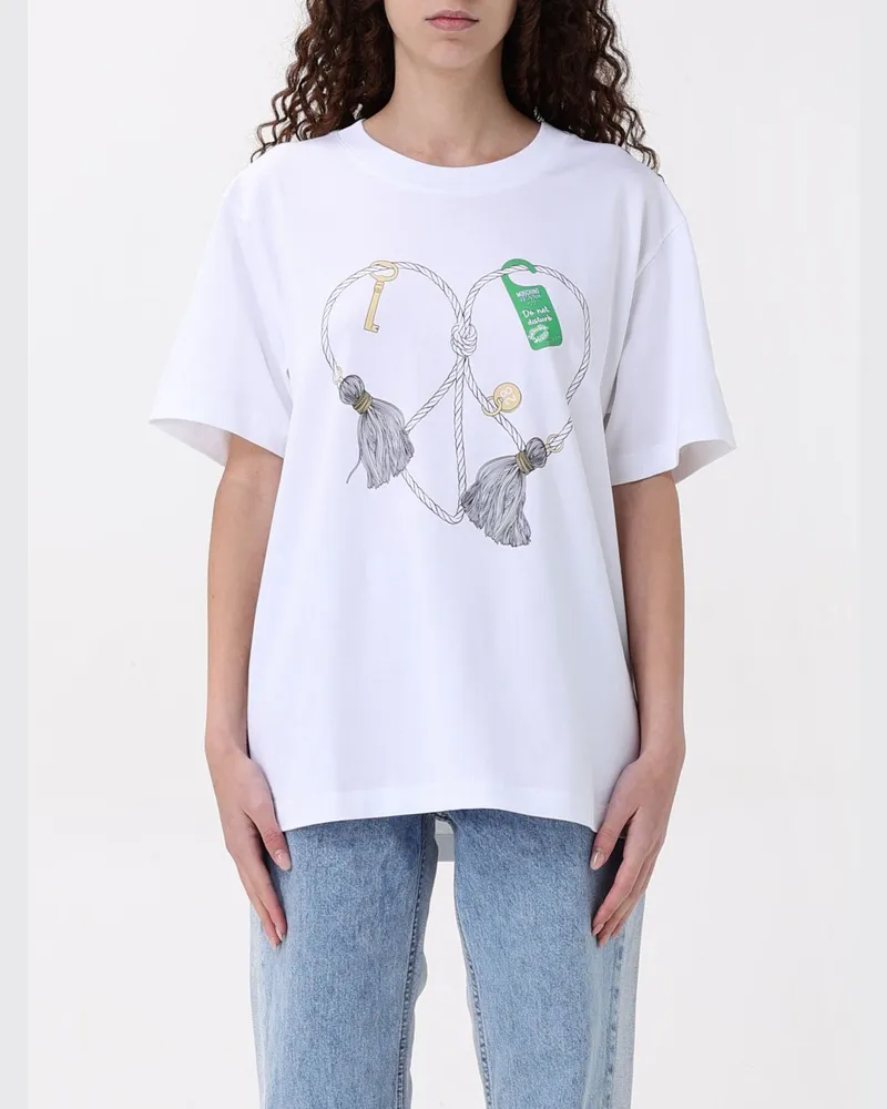 Moschino T-shirt damen Weiß