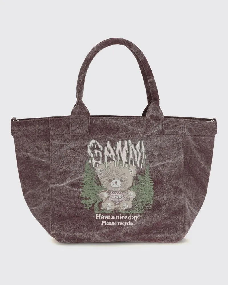 Ganni Schultertasche damen Royal