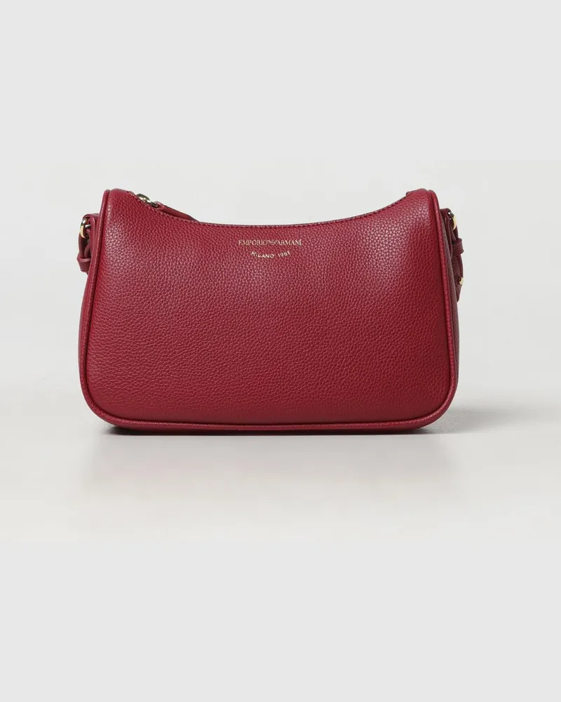Emporio Armani Schultertasche damen Burgunderrot