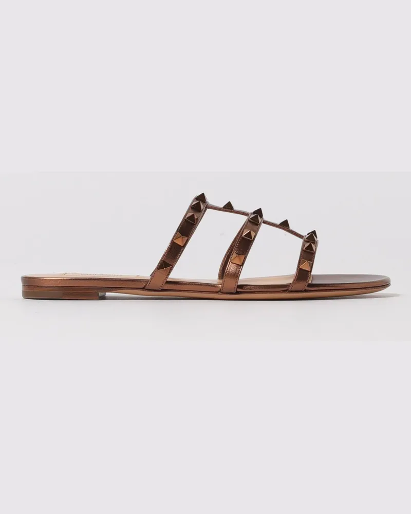 Valentino Garavani Flache sandalen damen Braun