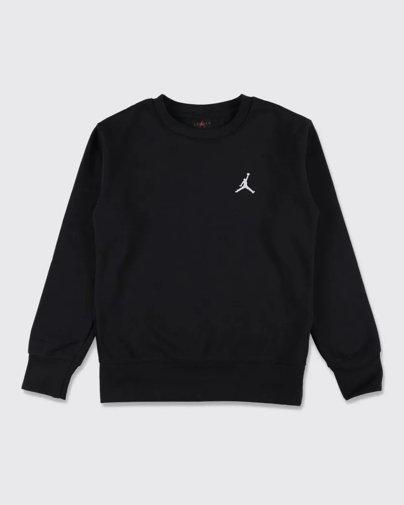 Nike Rundhals-Sweatshirt von für Kinder aus recycelten Materialien mit Logo Schwarz