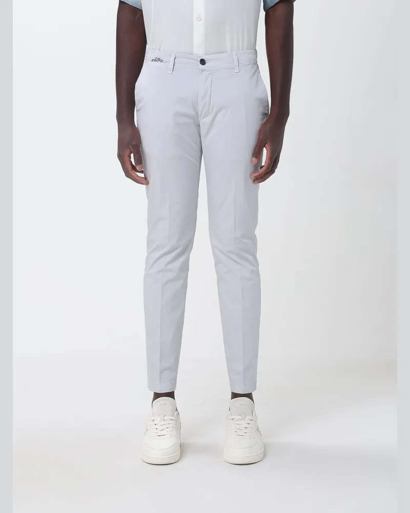 XC Slim-Fit Chinohose aus Gabardine mit Eingrifftaschen und mittlerer Leibhöhe Ice