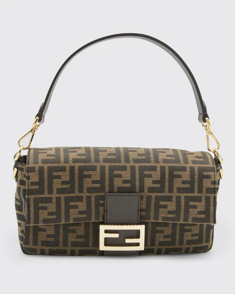 Fendi Schultertasche damen Tabak