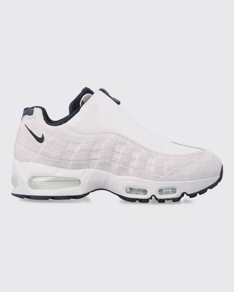 Nike Air Max 95 Zip Sneaker aus Leder und Nylon mit Reißverschluss und Swoosh-Logo Cream