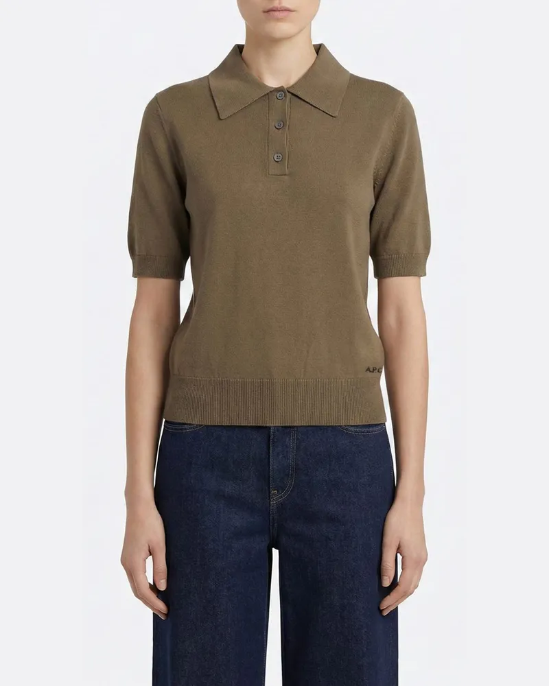 A.P.C. Polo damen Braun