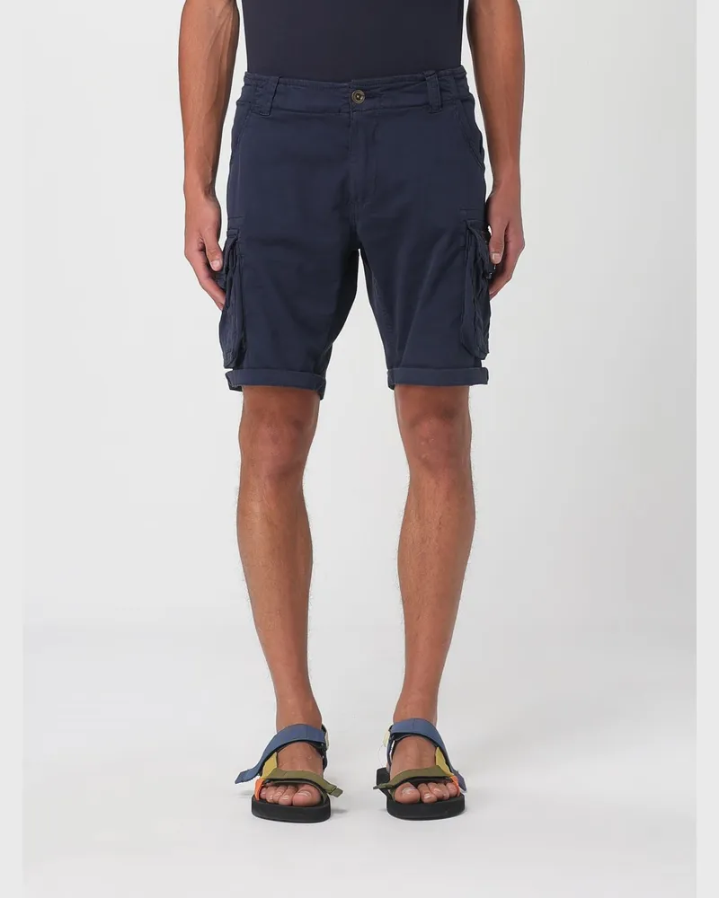 Alpha Industries Shorts herren Blau
