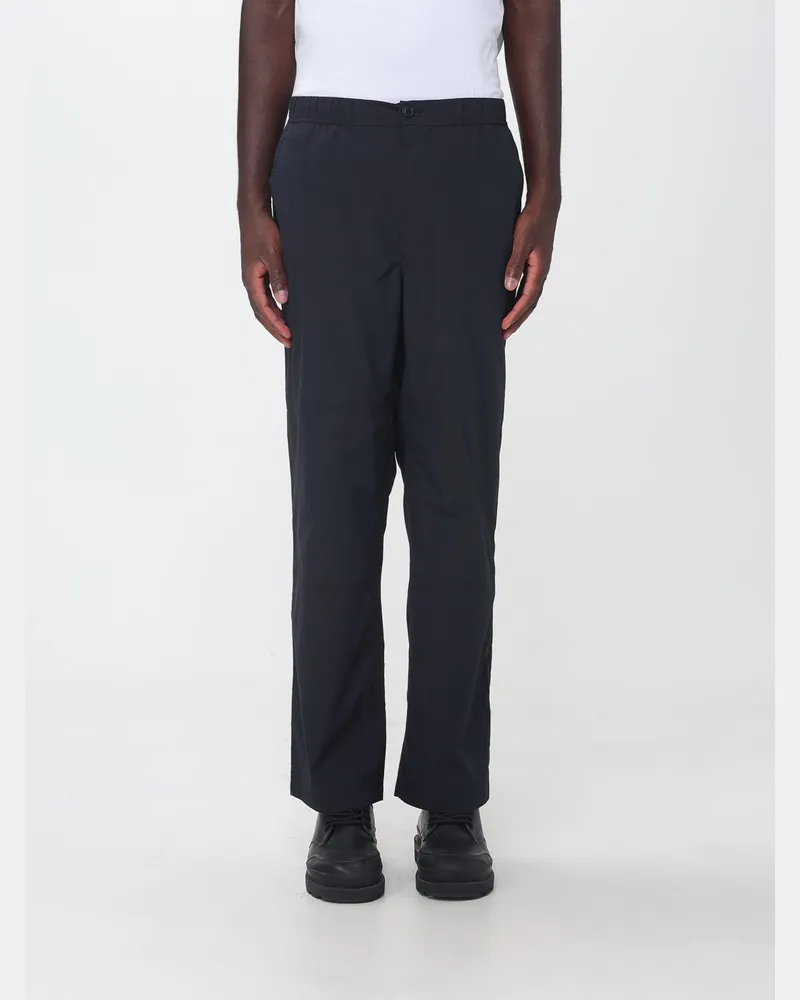 Save The Duck Slim-Fit-Hose aus technischem Stretch-Gewebe mit elastischem Bund Schwarz