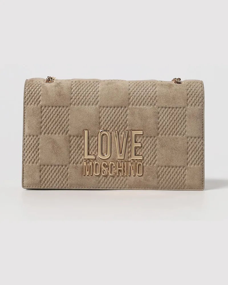 Moschino Handtasche damen Sand