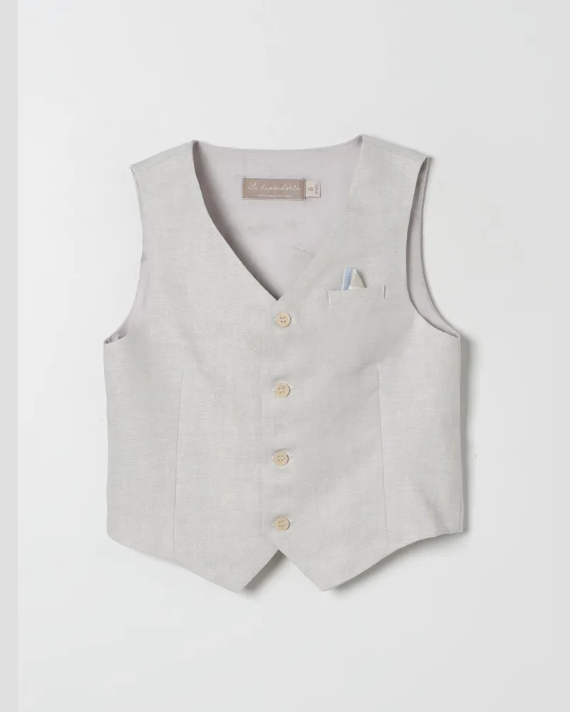 La Stupenderia Gilet kinder Grau