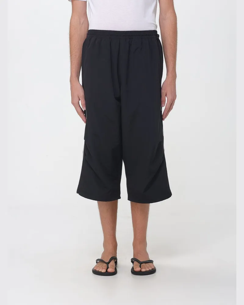 Gucci Sportshorts aus Baumwollmischung mit elastischem Bund Schwarz