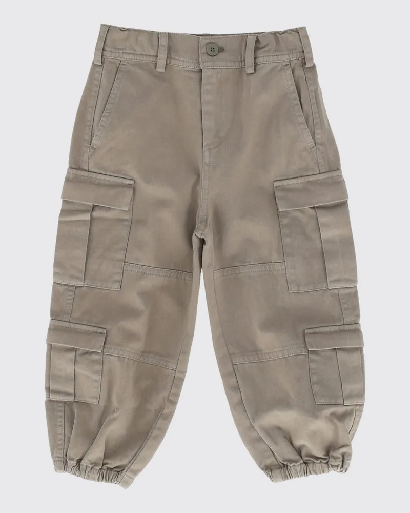 Stella McCartney Kids Cargo-Hose für Jungen aus Baumwolle mit geradem Bein Grün