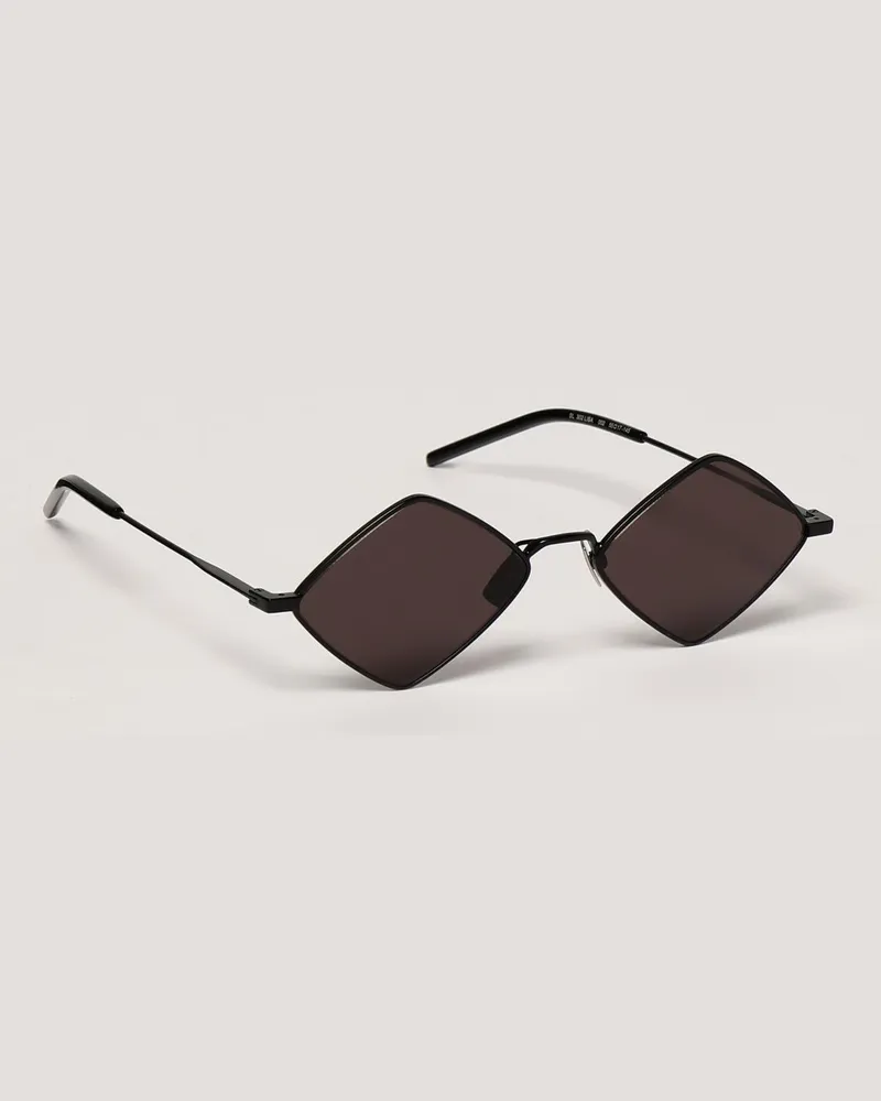 Saint Laurent SL 302 Lisa Metall Sonnenbrille Schwarz