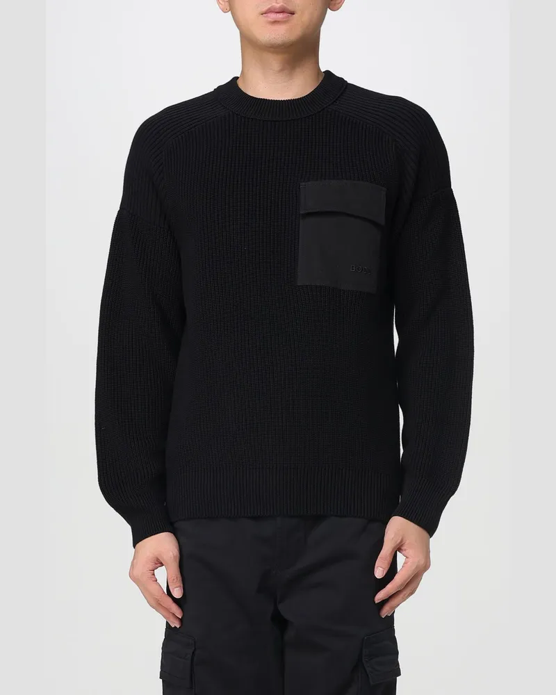 HUGO BOSS Pullover herren Schwarz