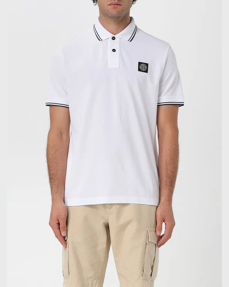 Stone Island Polo herren Weiß