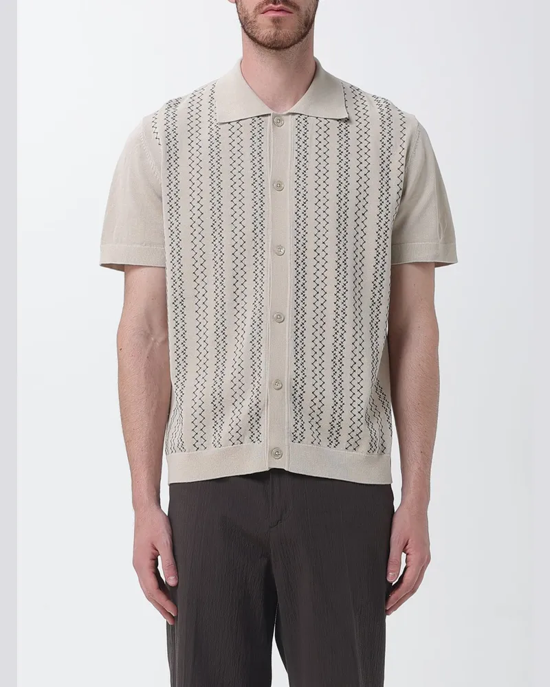 Paolo Pecora Milano Strickpolo Beige