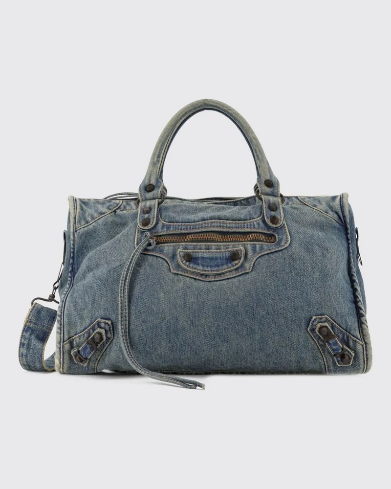 Balenciaga Schultertasche damen Blau