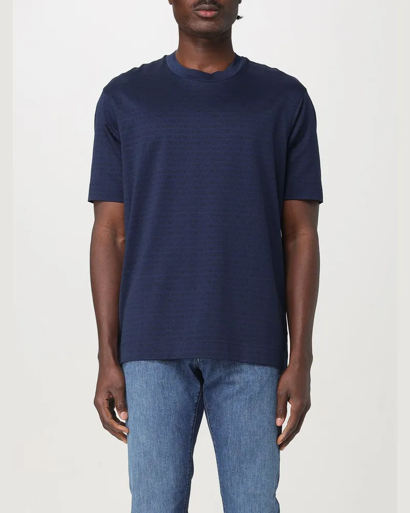 Emporio Armani T-shirt herren Blau