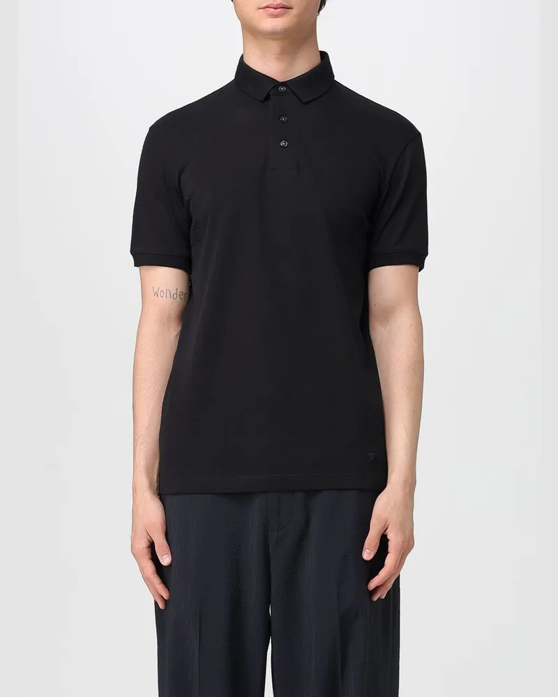 Emporio Armani Polo herren Schwarz
