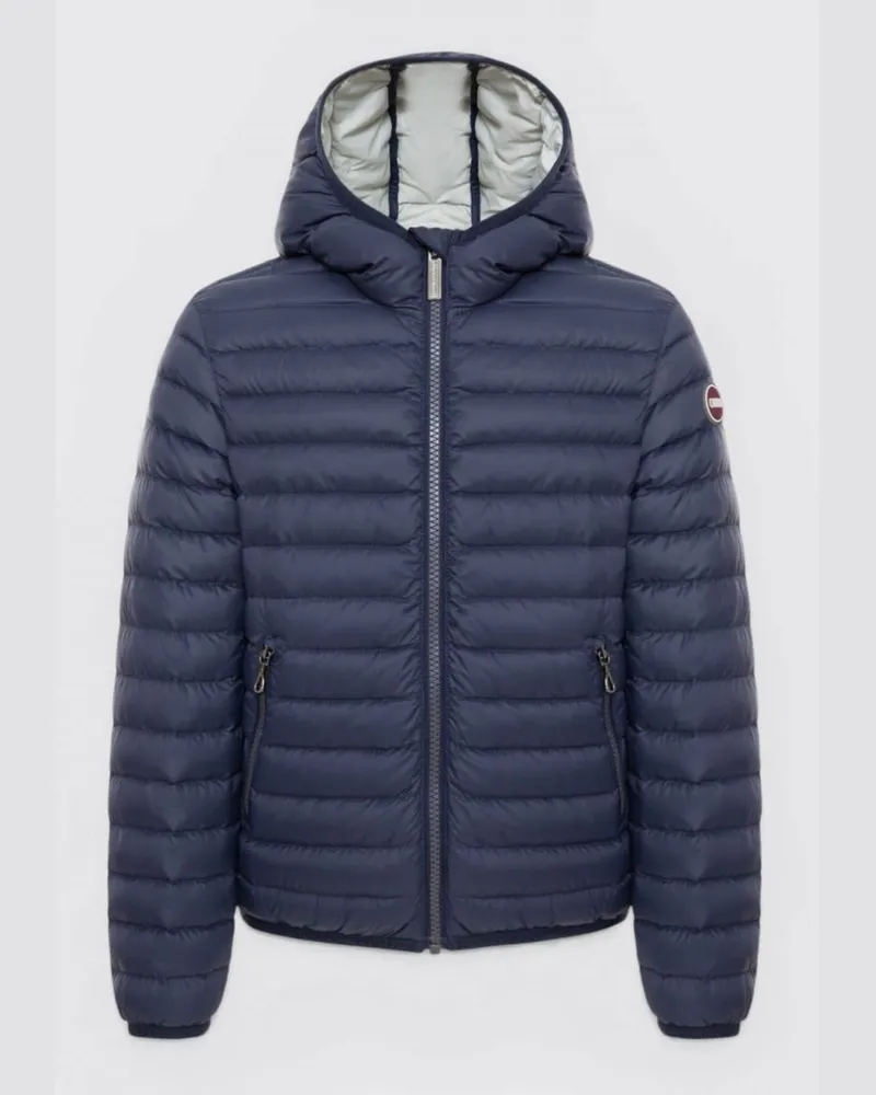 Colmar Nylon-Daunenjacke mit Kapuze Blau