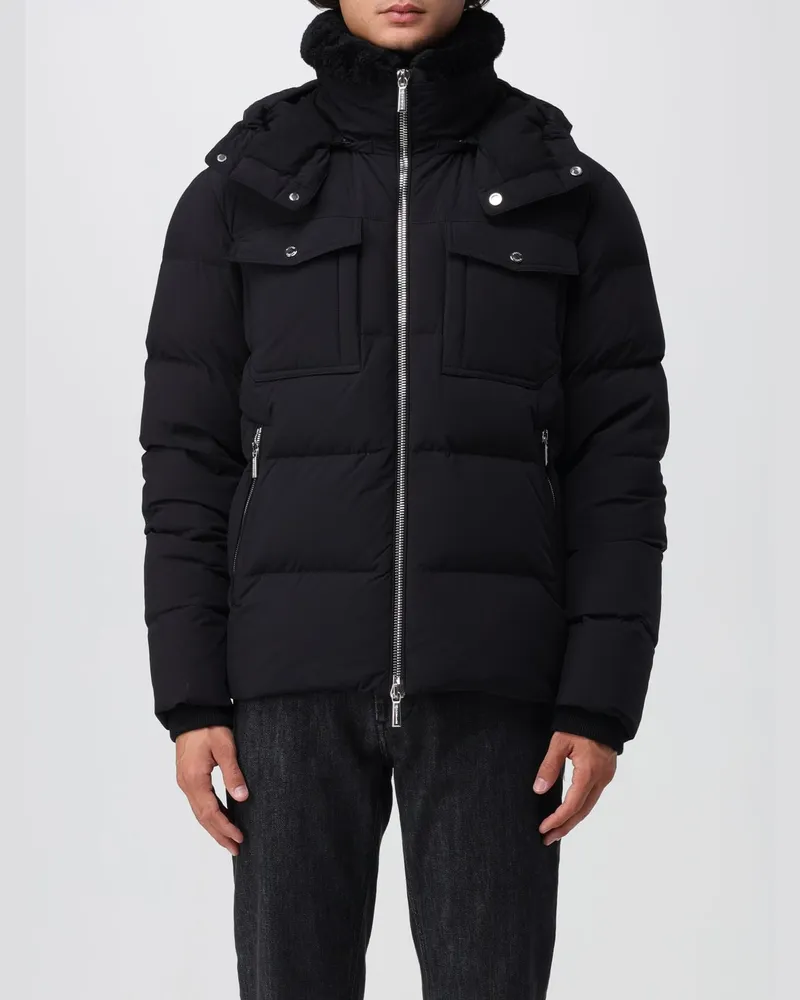 MOORER Mantel herren Schwarz