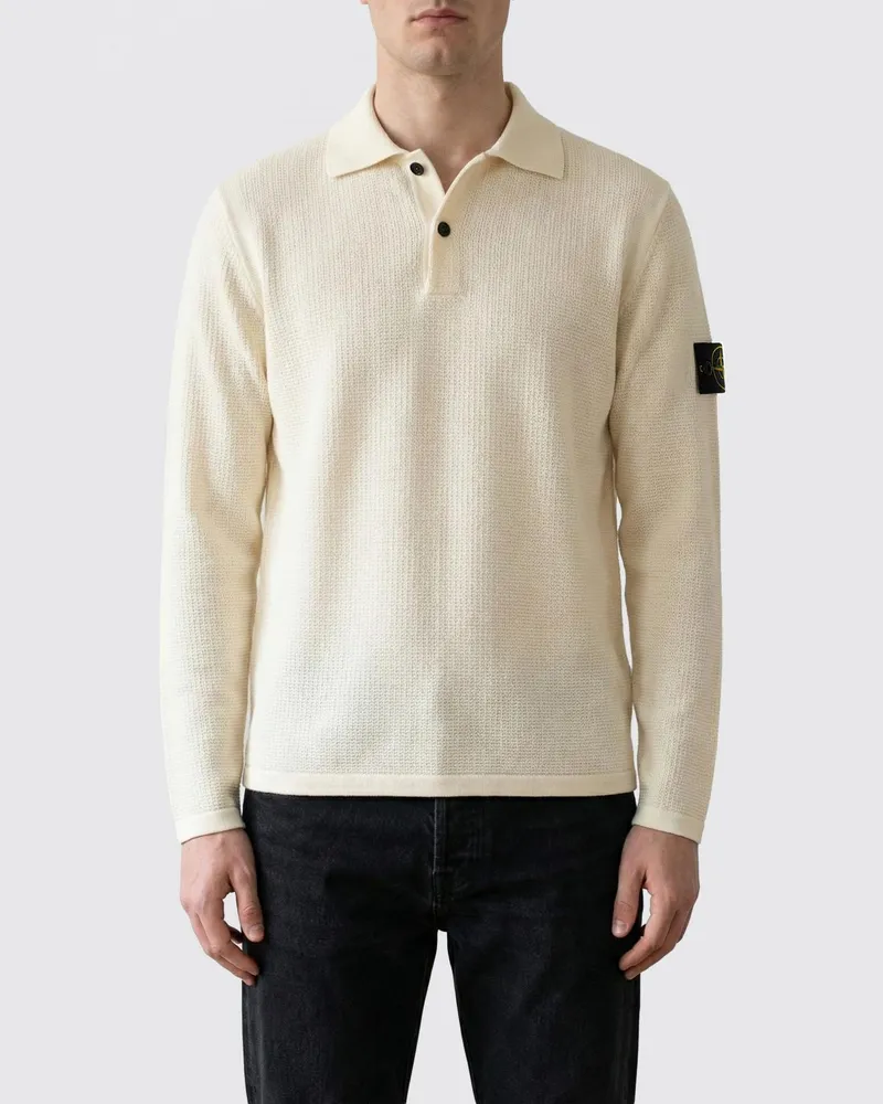 Stone Island Polo herren Beige