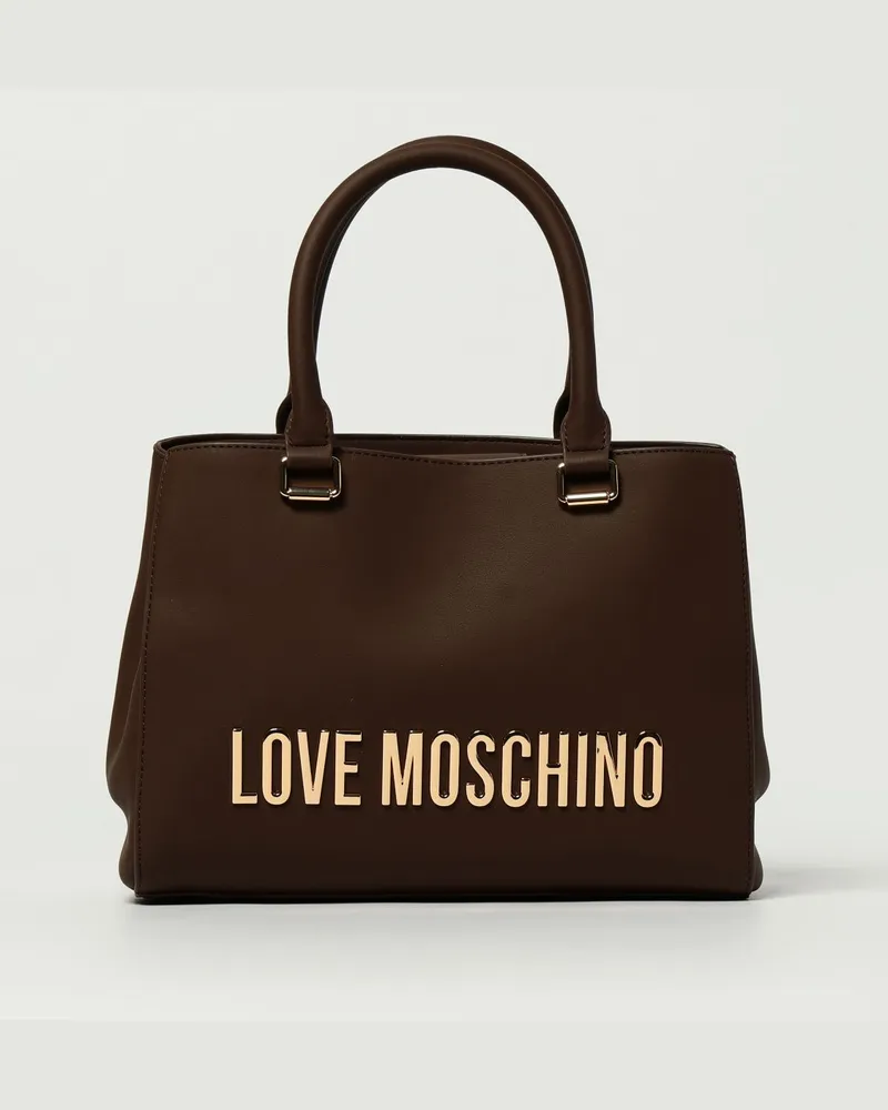 Moschino Schultertasche damen Braun