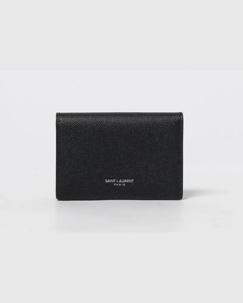 Saint Laurent Portmonnaie herren Schwarz