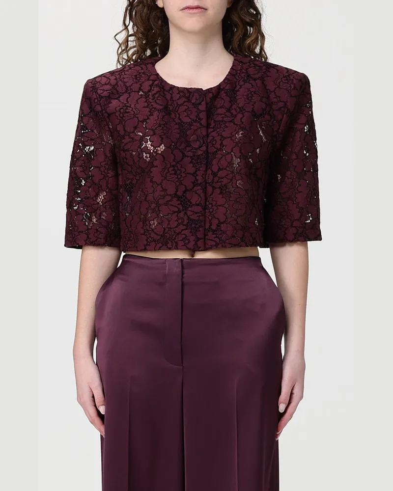 Pinko Jacke damen Burgunderrot