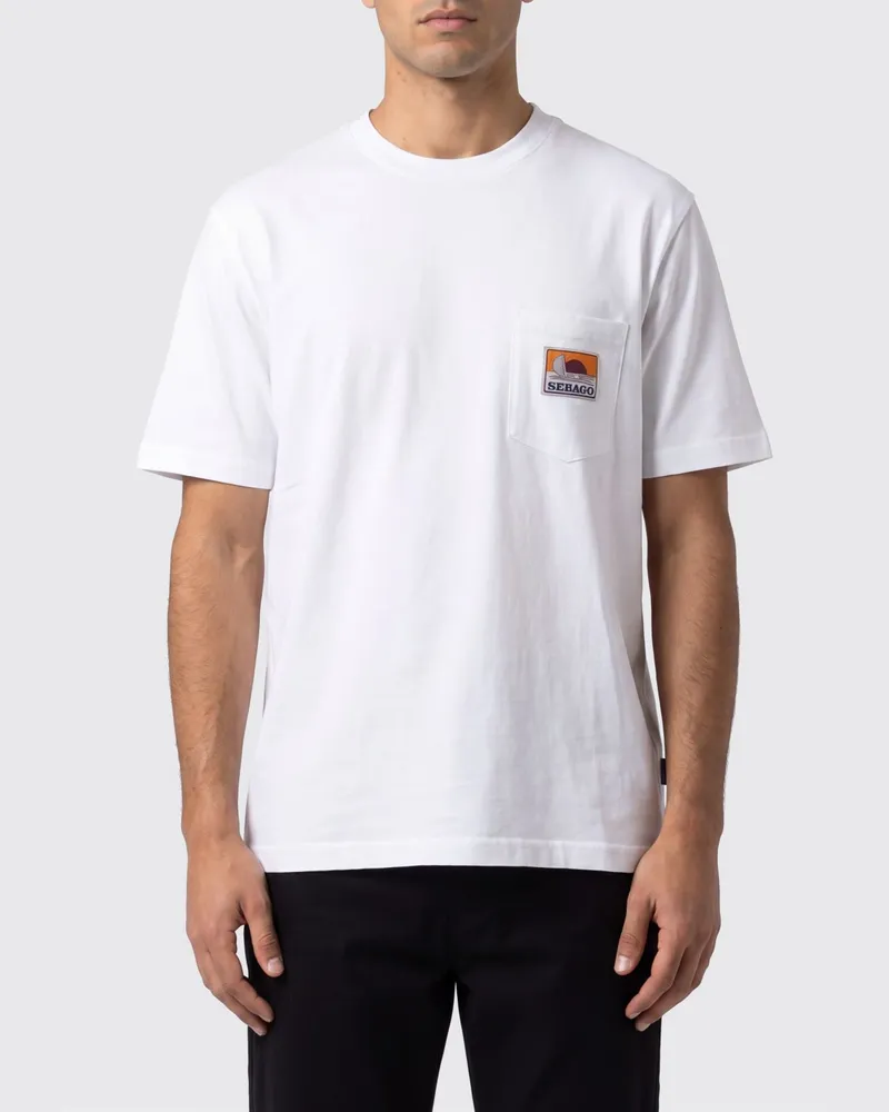 Sebago T-shirt herren Weiß