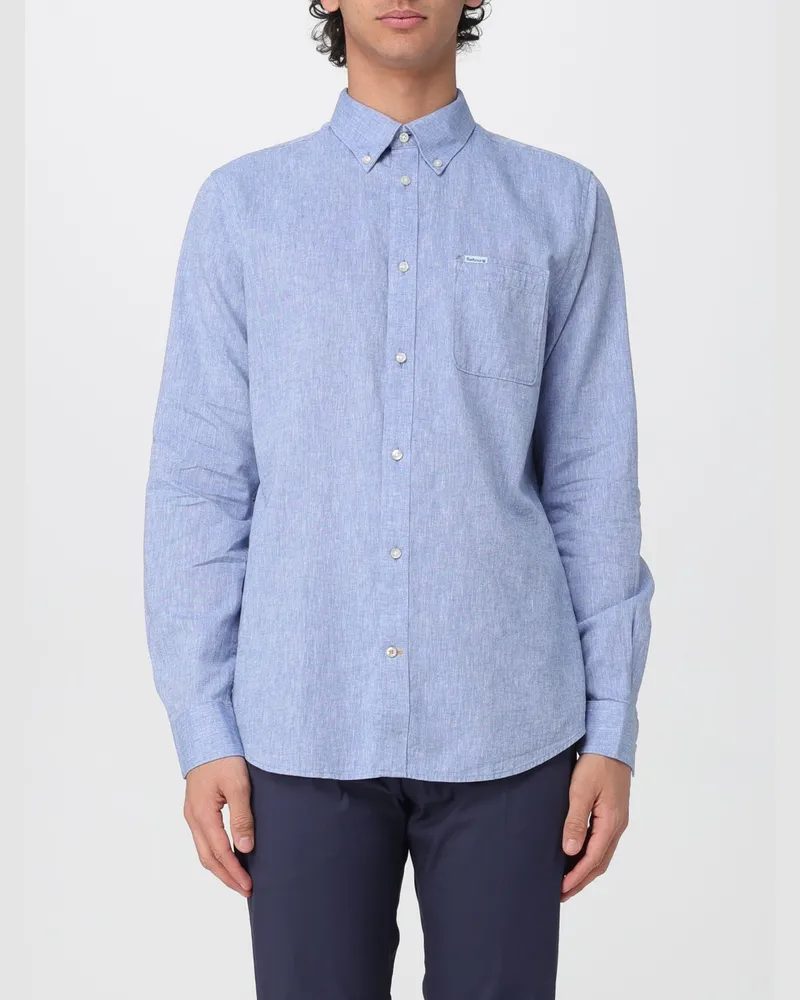 Barbour Hemd herren Blau
