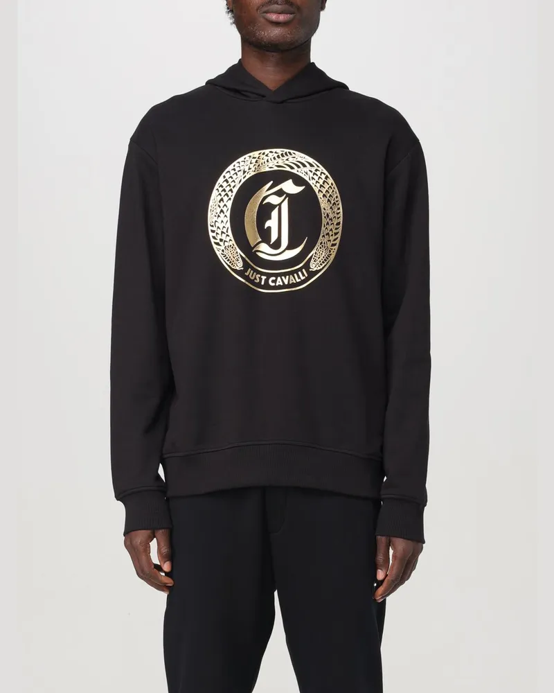 Just Cavalli Sweatshirt herren Schwarz