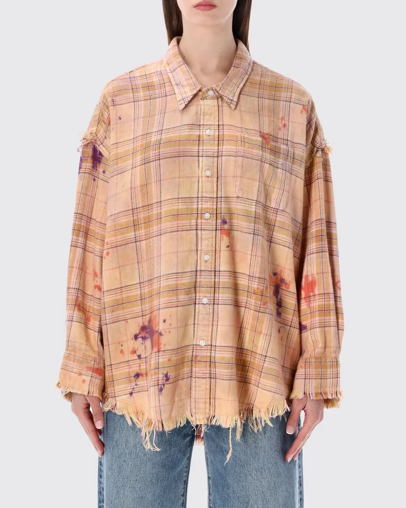 R13 Top damen Orange